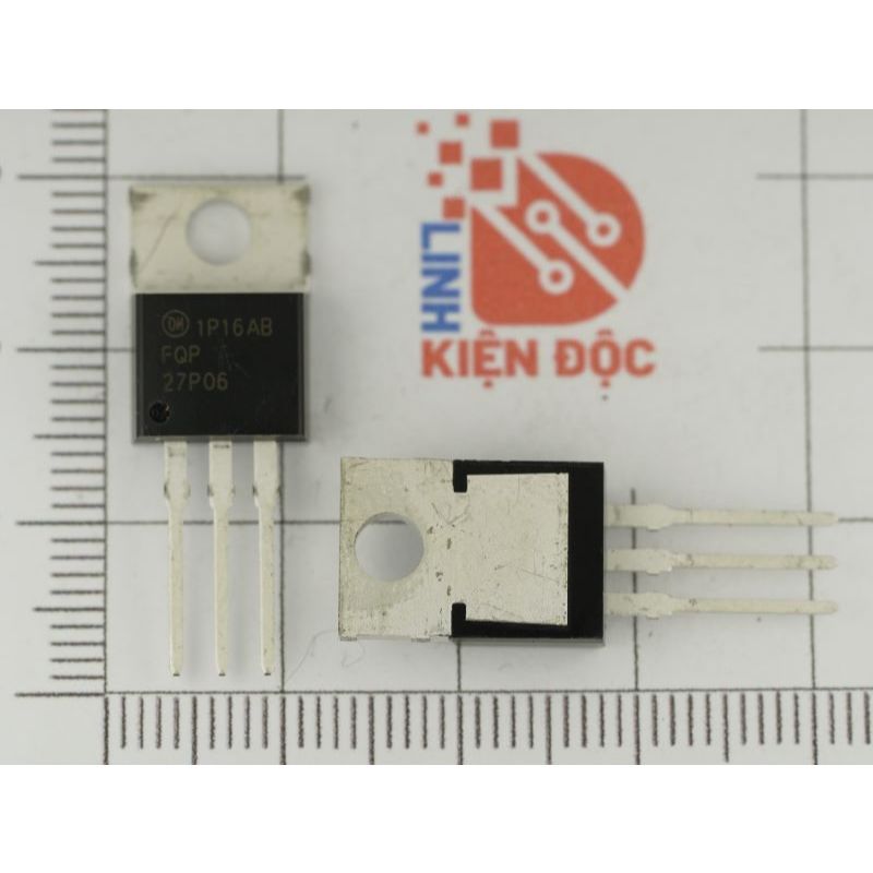 [Combo 3 chiếc] FQP27P06 27P06 27N06 Mosfet kênh P 27A 60V To-220