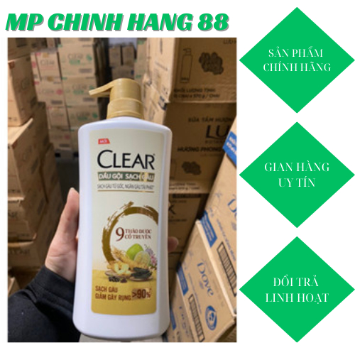 Dầu gội Clear 9 Thảo dược cổ truyền 630g