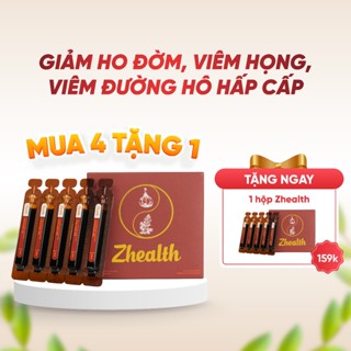 Siro ho bổ phổi Zhealth, giảm ho, long đờm từ thảo dược dành cho người lớn và trẻ em Growgreenaz