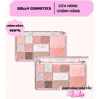 [GOGO TALES] Bảng phấn mắt Gogotales 12 ô mắt má tạo khối 4 in 1 Gogotales Heart Racing GT724 DOLLYDOLLY COSMETICS