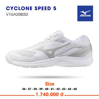 Giày cầu lông và pickleball mizuno cyclone speed 5 chính hãng mẫu mới 2025 (Tặng tất mizuno)