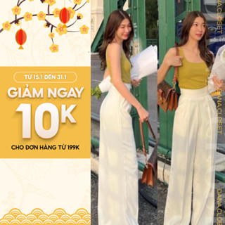 Quần Tây Ống Suông Big Size, Quần Ống Rộng Nữ Khoá Hông Ôm Body, Siêu Tôn Dáng, Phong Cách Năng Động