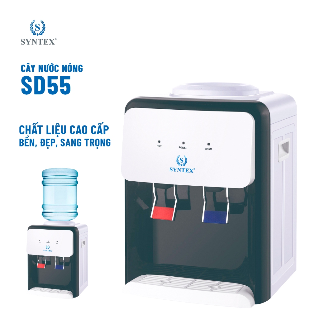 Cây Nước Nóng Để Bàn SYNTEX SD55/SD90 Máy Nước Nóng Mini Cao Cấp, Công Suất Lớn, Đun Nóng Nhanh