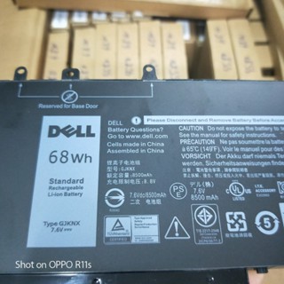 Pin GJKNX cho Dell Latitude 5480 5580 5490 5590 dành cho DELL Precision M3520 M3530 GD1JP 7.6V 68WH