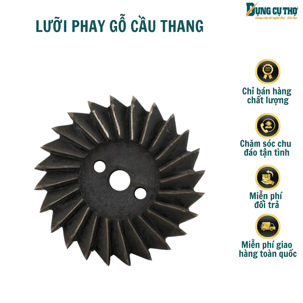 LƯỠI PHAY GỖ CẦU THANG
