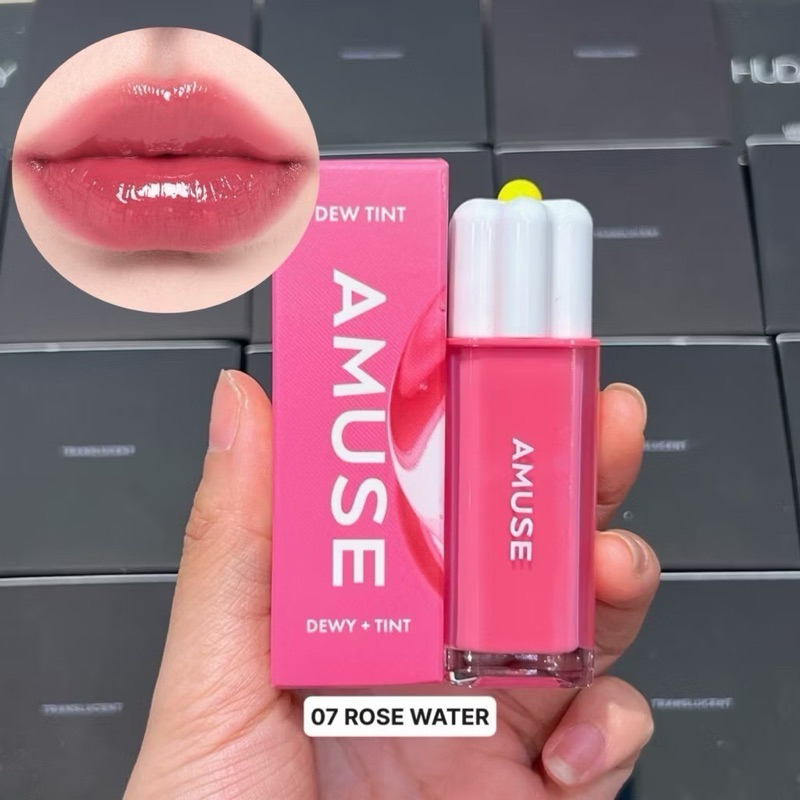 [CHÍNH HÃNG 100%] SON AMUSE DEW TINT #07 ROSE WATER