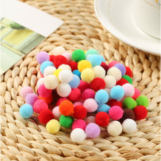   20 viên  Pom pom trang trí nhiều size handmade DIY 