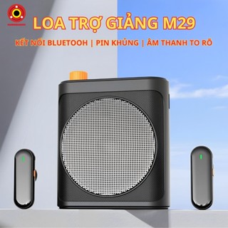 Loa Trợ Giảng Đa Năng M29 - Kèm Micro Không Dây, Hỗ Trợ Bluetooth, Âm Thanh To Rõ, Pin Bền Bỉ