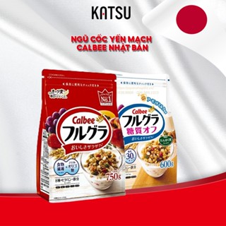 Ngũ cốc Calbee ăn kiêng giảm cân Nhật Bản mix sữa chua hoa quả hạt sấy khô Granola ăn sáng KATSU