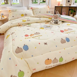 HOTHOT Set 5 món Chăn phao ga gối poly nhập