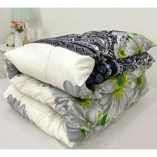 HOTHOT Set 5 món Chăn phao ga gối poly nhập