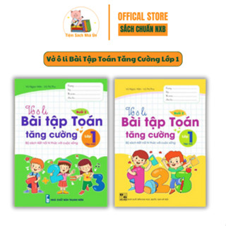 Sách - Vở ô li Bài Tập Toán Tăng Cường Lớp 1 - Kết Nối