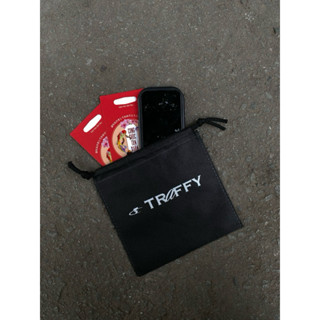  Túi Tote Canvas TRAFFY In Logo Dây Da Cao Cấp - sức chứa lớn rộng 32x53cm 