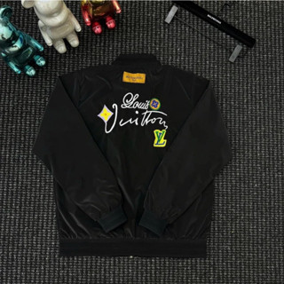  Áo Khoác  bomber hai lớp  LV thêu hoa siêu mịn đường may chăc chắn basic đơn giản cho các dân  chơi 