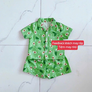 RT8_ Rập giấy may pijama bé trai