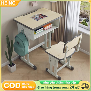 HEINO Bộ Bàn Học Chống Gù Cho Bé Thông Minh Nâng Hạ Độ Cao Giá Tốt Có Ngăn Bàn