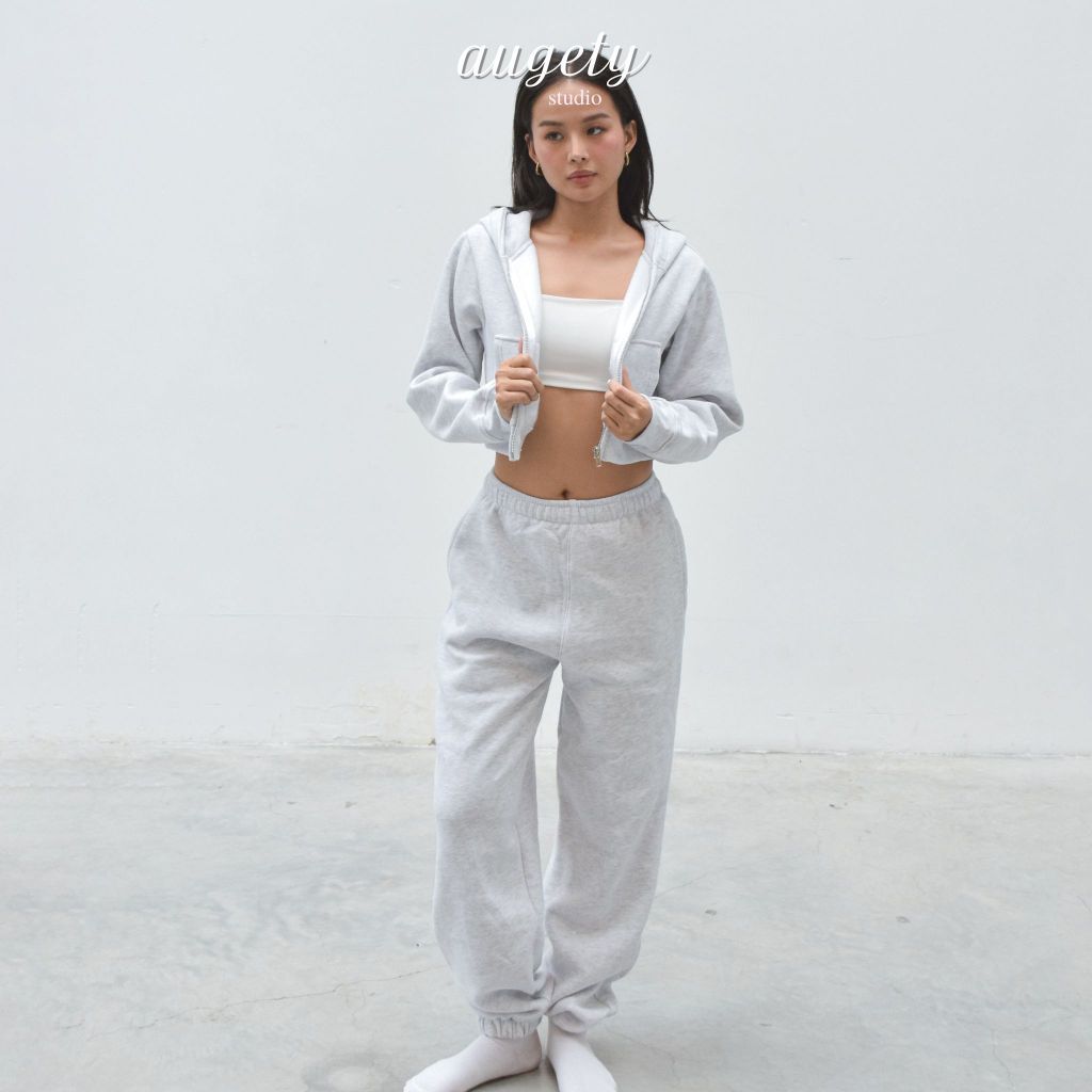 Quần Jogger Nỉ Bông Cotton Augety Studio Sweatpants