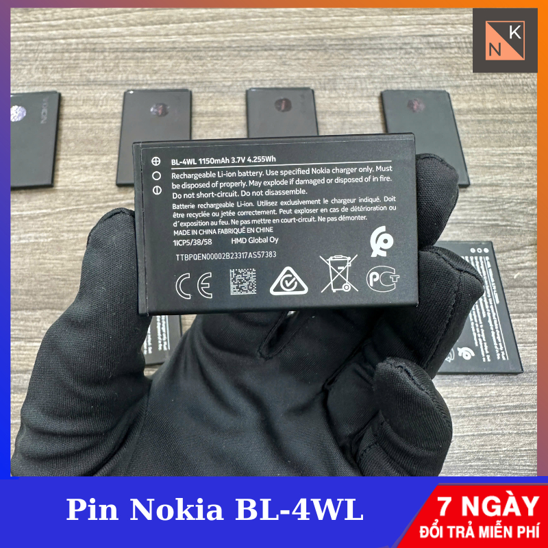 Pin BL-4WL Zin bóc máy cho điện thoại 215 4G (TA1272) / 6310 4G (TA1400) / 3310 3G / 230 / 5310