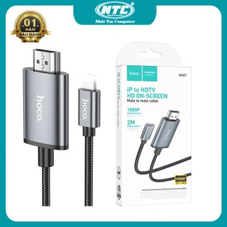  Cáp chuyển đổi HOCO UA27 LaiNing sang HDMI   HDTV hỗ trợ HD 1080P chiều dài 2M  Xám  Nhất Tín Computer 