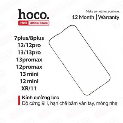 Kính cường lực/ Kính chống nhìn trộm Hoco chống xước bảo vệ mắt mỏng nhẹ ,full màn hình dành cho iP X/11/12/13/14/15