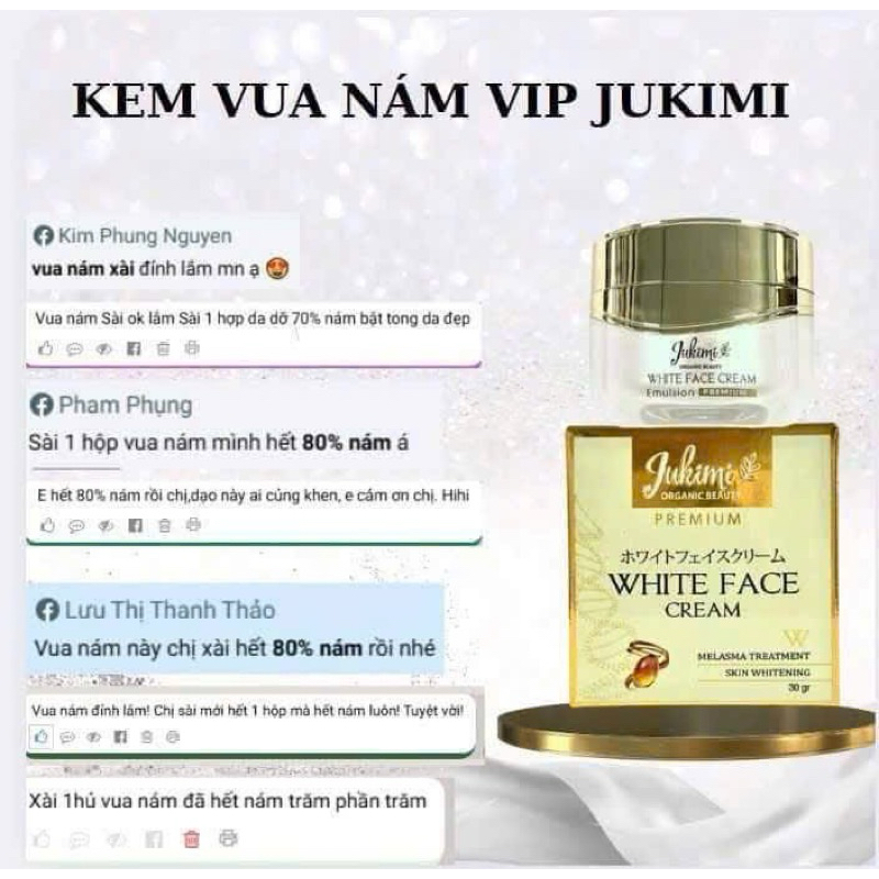 Kem Jukimi mờ nám, tàn nhang Nhật Bản 30ml