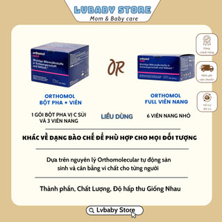 Bổ bầu và sau sinh Orthomol Natal [Hàng Nội Địa Đức Bay Air - Đủ Bill]