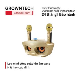 Loa Hát Karaoke Mini Xách Tay Bluetooth SDRD SD-306S Kèm 2 Micro Cực Hay Mắt Cú Siêu Đáng Yêu
