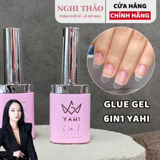 Glue gel gắn móng úp YAHI 6 in 1 Nghi Thảo