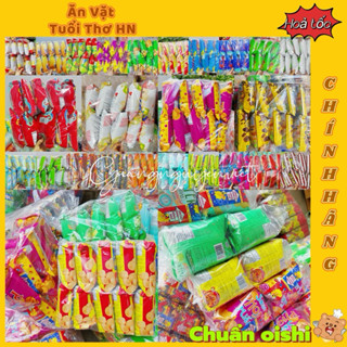 [Bịch 10 gói lớn 32g] Bim bim Oishi bánh snack Oishi® bim bim jojo jacknjill nguyên vị