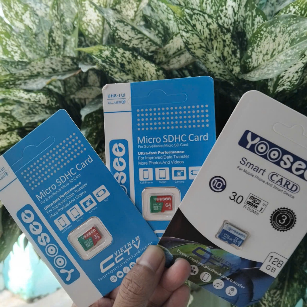 Thẻ nhớ YOOSEE chuyên camera Ezviz,imou,dahua 32GB/64GB/128Gb,Điện Thoại, Camera Hành Trình Chính Hã