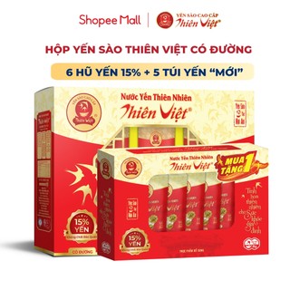 Nước Yến Sào Thiên Việt Cao Cấp (Hộp 6 hũ x 70ml) - Chính hãng