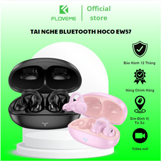 Tai nghe bluetooth Hoco EW57, tai nghe nhét tai có mic đàm thoại, 11h nghe nhạc, dạng kẹp bắt mắt.
