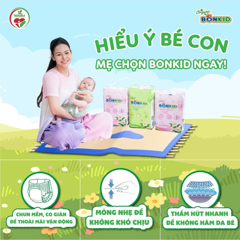 bỉm bonkid organic
