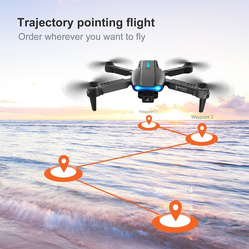 Máy Bay Flycam E99 pro,Drone Cuộn 360°,camera kép HD,Chụp ảnh bằng cử chỉ,Kết nối ứng dụng | BigBuy360 - bigbuy360.vn
