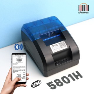  Máy in hoá đơn Bluetooth dPos 5801H in bill bán hàng trực tiếp từ điện thoại iPhone Android và máy tính với App miễn phí 