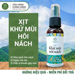 Xịt nách thảo dược Calen giúp khử mùi hôi nách, giảm tiết mồ hôi suốt 24 tiếng vận động chai xịt 50ml