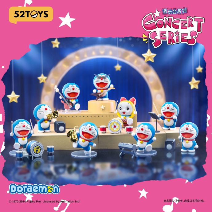Mô hình 52TOYS DORAEMON Concert Series Blind box