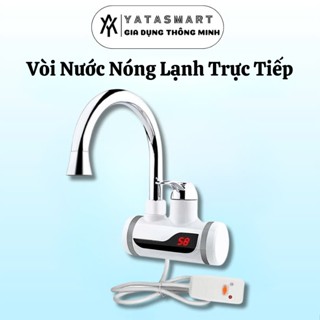 Máy Nước Nóng Lạnh Lắp Đặt Tại Vòi Làm Nóng Trực Tiếp Nhanh, Cảm Biến Chống Giật An Toàn, BH 12tháng