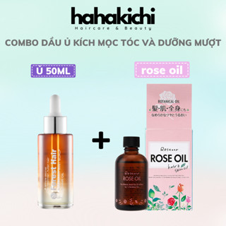   SĂN SALE  Combo Dầu dưỡng Rose Oil Botanical Nhật Bản và Dầu ủ Forest Hair Rosemary Oil siêu phục hồi và kích mọc tóc 