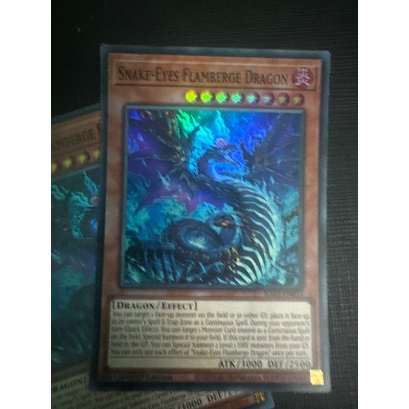 bài yugioh: snake-eyes flamberge dragon