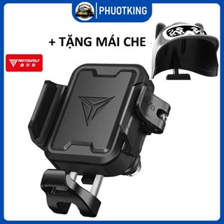 [Tặng mái]  Giá đỡ điện thoại Motowolf chống rung siêu nhỏ gọn, có thể gắn camera