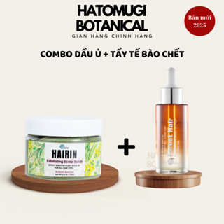 Dầu ủ tóc Forest Hair Rosemary oil Tẩy tế bào chết tóc Hairin, combo mọc tóc và làm sạch sâu