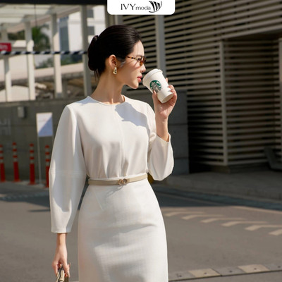 Áo công sở Dewy Shine nữ IVY moda MS 17B9935