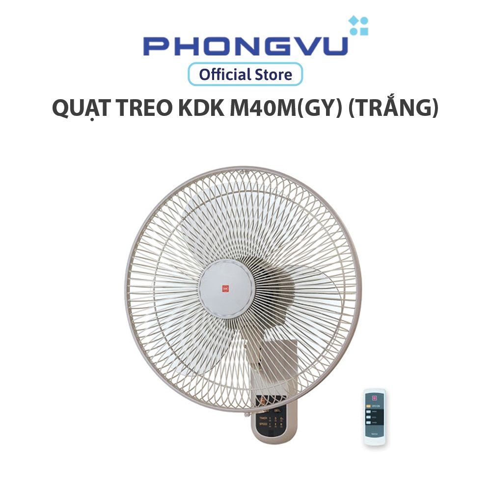Quạt treo KDK M40M(GY) (Trắng) - Bảo hành 24 tháng