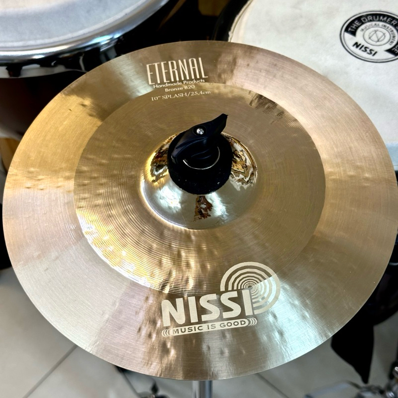 Cymbal Nissi ETERNAL splash 10”. Chất liệu đồng B20 cao cấp nhất.