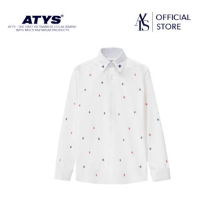  Áo ATYS® MONOGRAM EMBROIDERED SIGNATURE SHIRT 