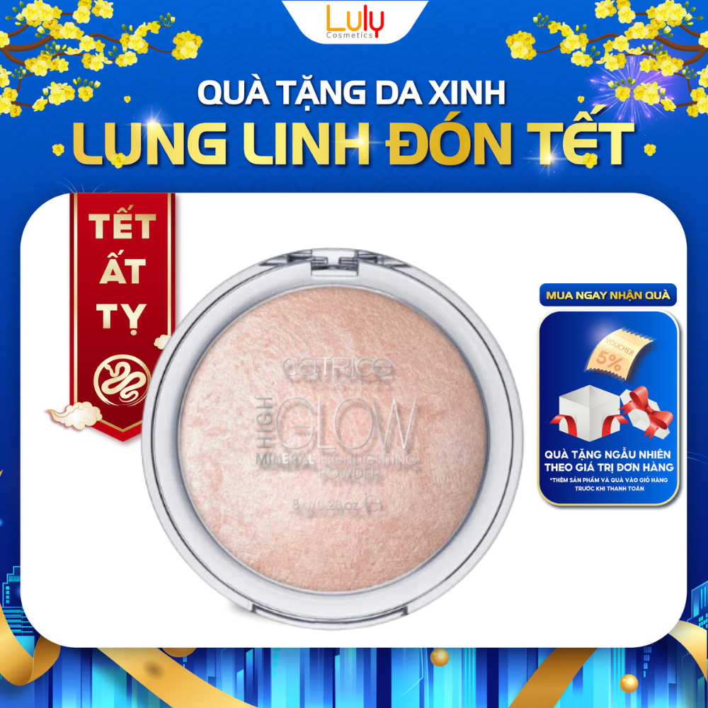 Phấn bắt sáng Catrice High Glow Mineral Highlighting Powder chính hãng