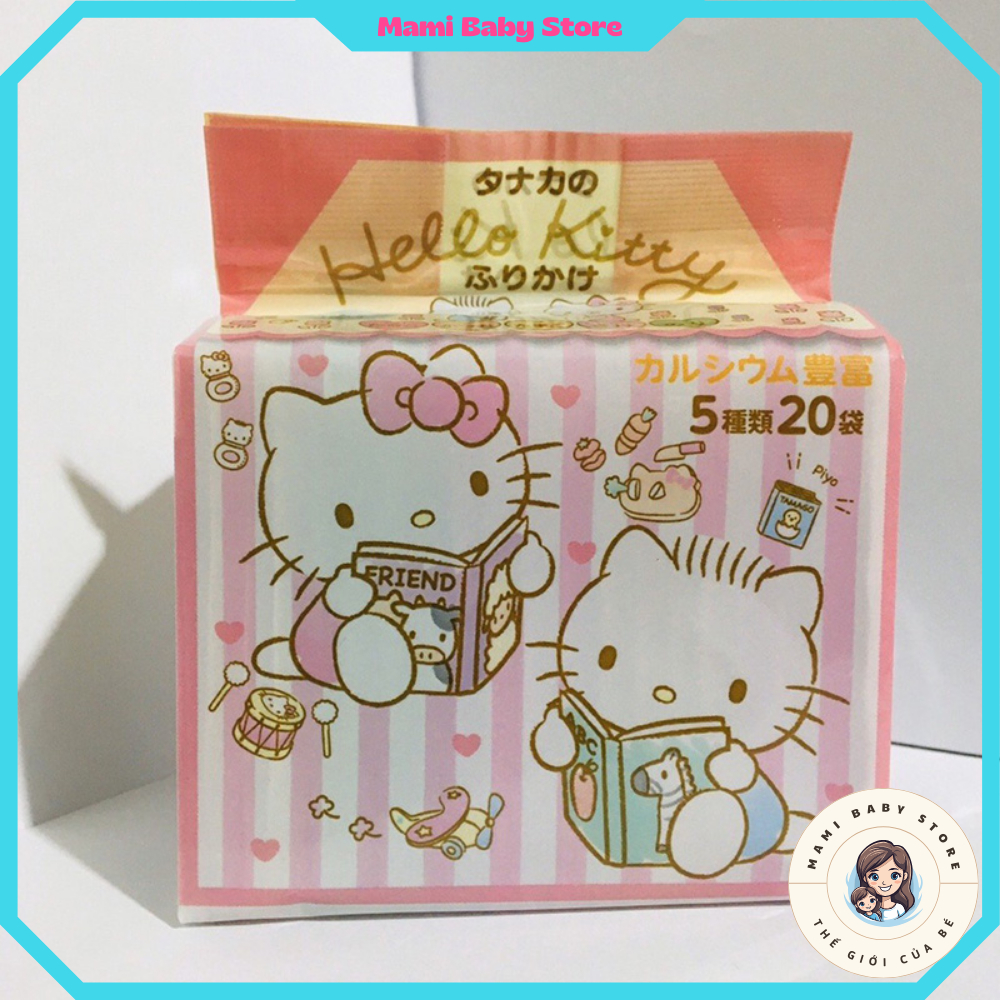 Gia Vị Rắc Cơm Hello Kitty Nhật Bản 20 Gói | Mami Baby Store