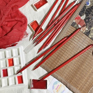 Cọ Vẽ Bút lông Thư Pháp Hồng Anh / Cọ Anh Đào - Hội Vật Chí