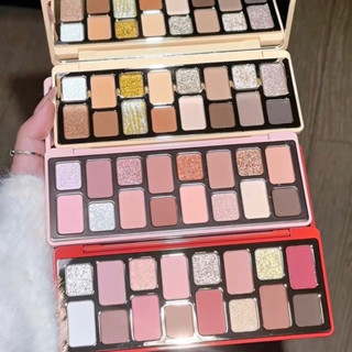 Bảng phấn mắt Cheeryep Qianyan Natural Color 16 ô màu nhũ lì xinh